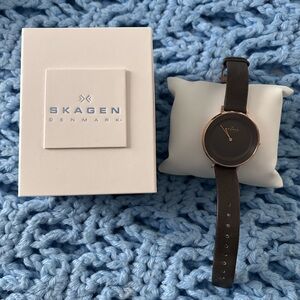 Skagen Black and Gold Woman’s Watch